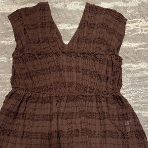 Moussy Chocolate Brown Mini Dress